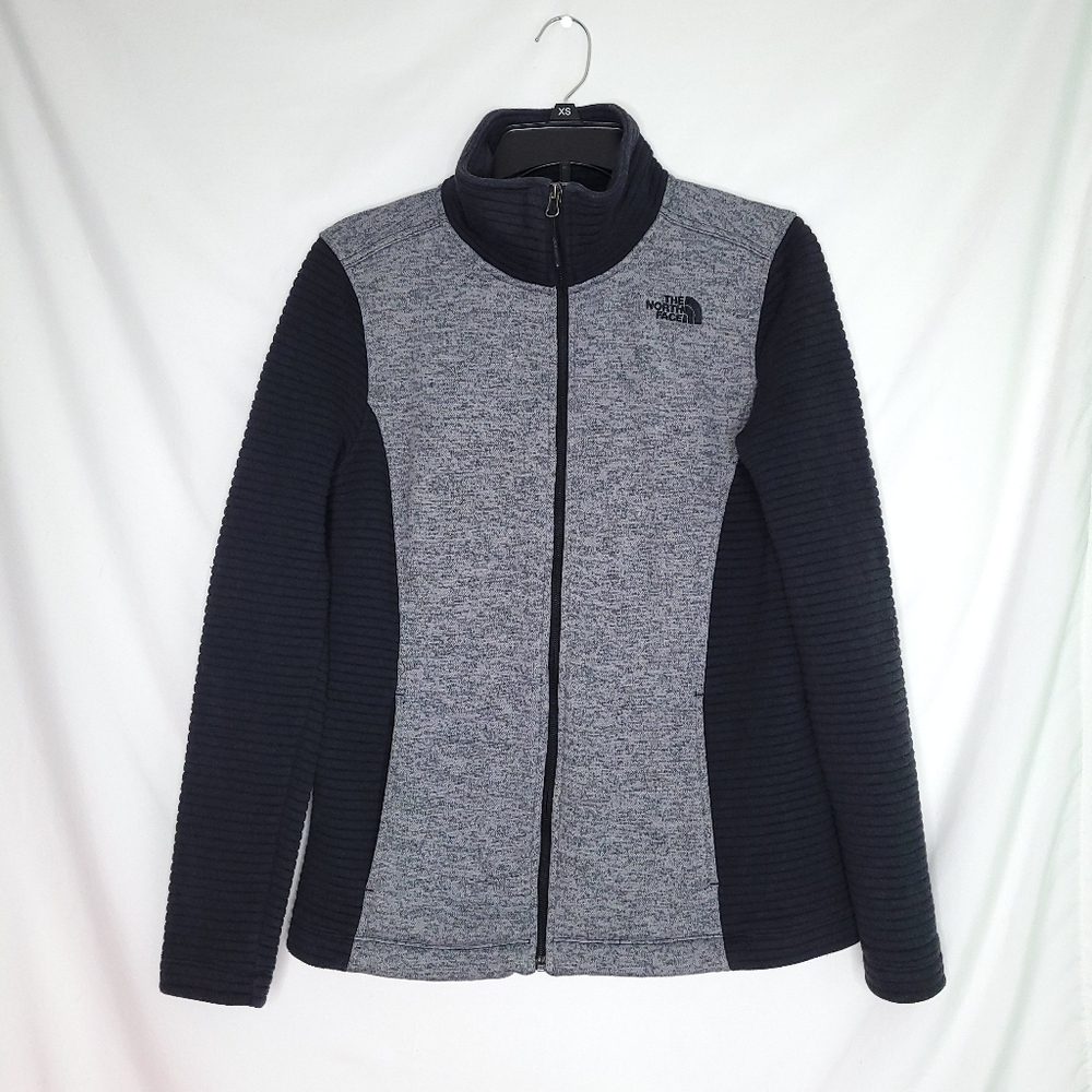 THE NORTH FACE Women's Full Zip Indi Jacket In Gray/Black MEDIUM